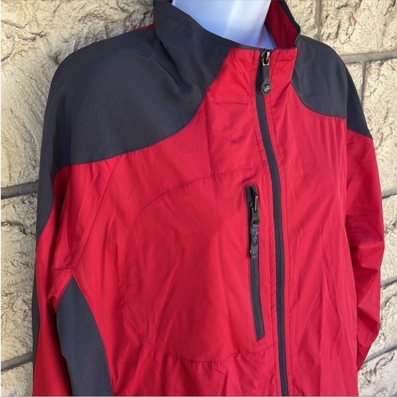 Northend Windbreaker Jacket Red & Gray Running Gym
Size Large - Picture 9 of 15